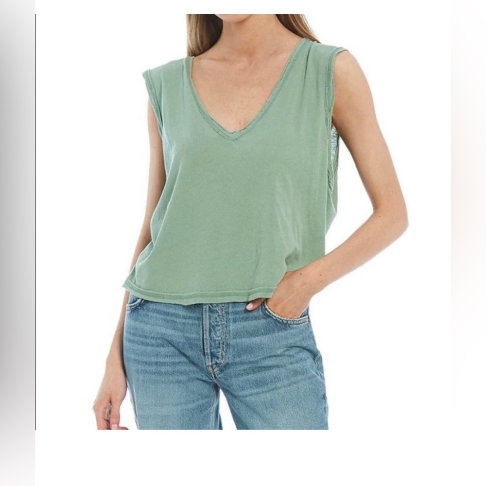 We The Free Dreamy Tank in Cool Moss